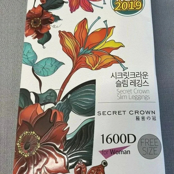 SECRET CROWN Women Stretchy Slim Fit High Waist Black Legging Pants One Size NWT - Picture 5 of 6